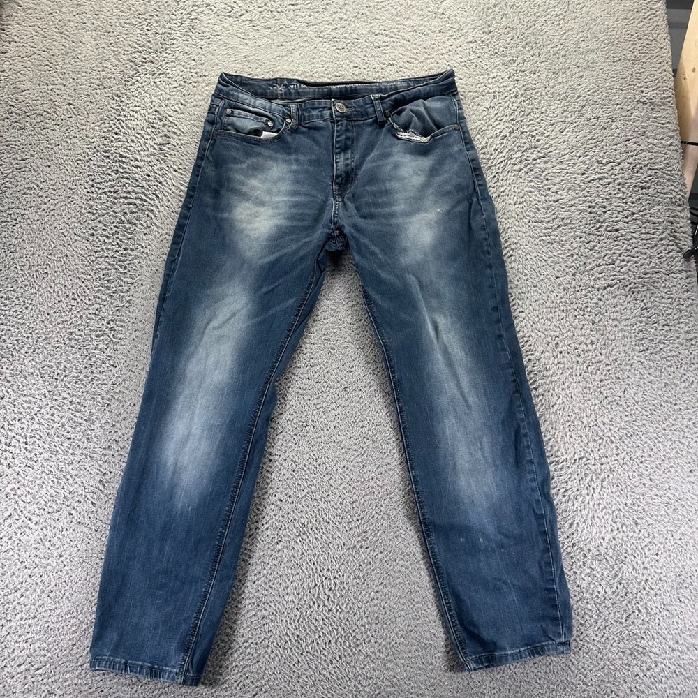 Versace 19.69 Abbigliamento Sportivo SRL Jeans Men 36x30 Blue Denim Straight Leg